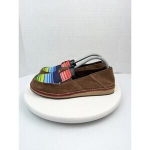 Ariat Cruiser Palm Womens Size 10B Brown Serape Leather Slip On Shoes 10018587